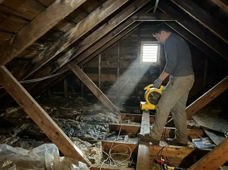 attic-water-damage-drying-proc-007 — frequently asked questions, Emergency Water Extraction & 24/7 Flood Response in White S…